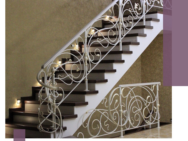 Кованые лестницы под ключ в Белореченске — изготовление и монтаж