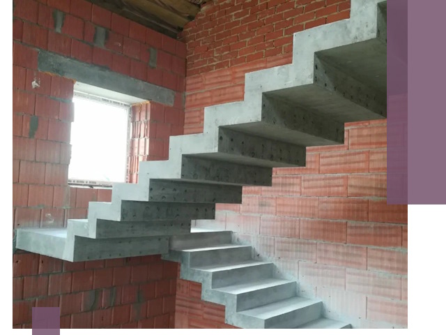 Бетонные лестницы под ключ в Белореченске: монтаж, демонтаж, ремонт