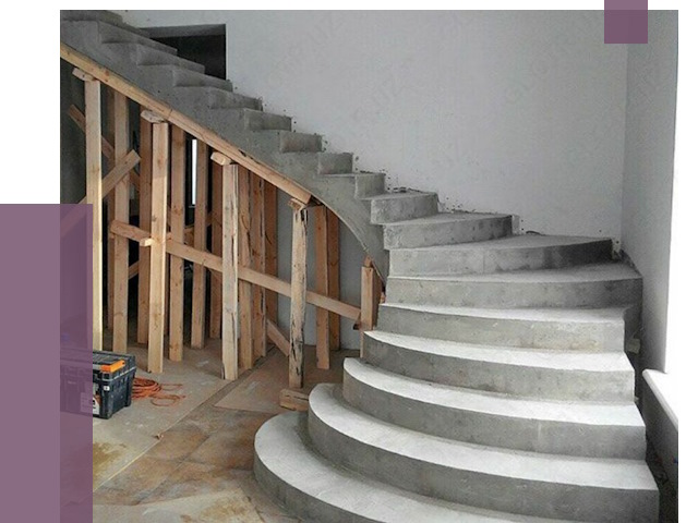 Изготовление бетонных лестниц под ключ в Белореченске от 19781 руб. | ПРОЛЁТ-Блч
