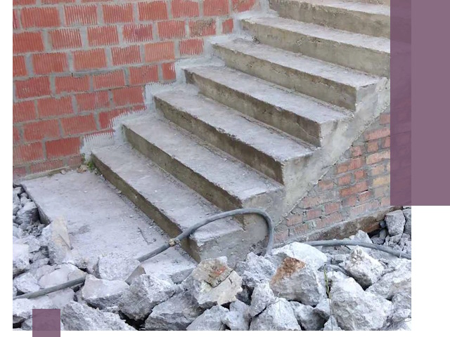 Демонтаж бетонных лестниц в Белореченске: быстро и безопасно