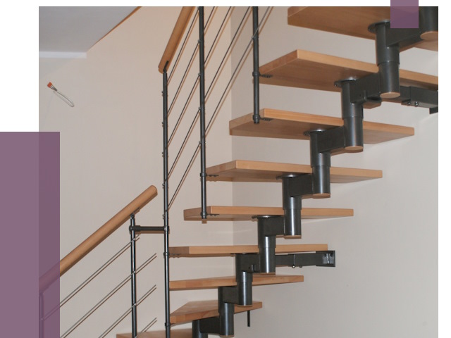 Изготовление модульных лестниц в Белореченске от 11412 руб. 