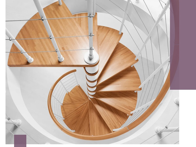 Изготовление винтовых лестниц под ключ в Белореченске