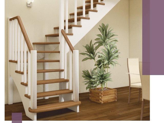 Г-образные лестницы под ключ в Белореченске — изготовление и монтаж