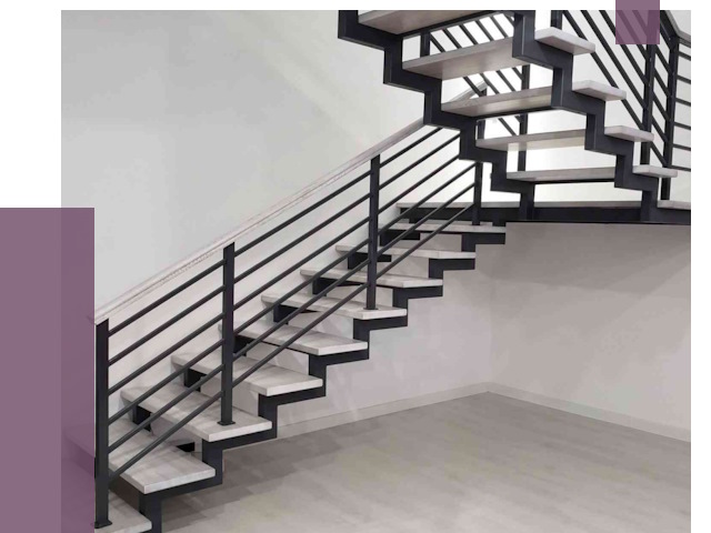 Лестницы на металлокаркасе под ключ в Белореченске от 12680 руб. | ПРОЛЁТ-Блч