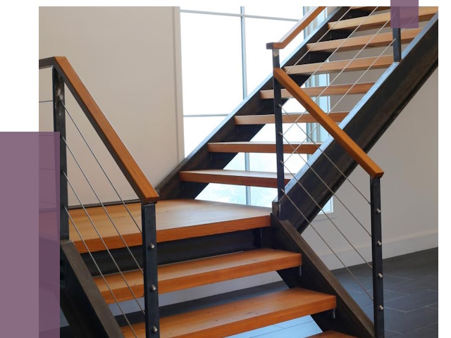 Изготовление лестниц на металлокаркасе в Белореченске от 18766 руб. | ПРОЛЁТ-Блч