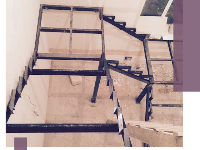 Монтаж лестниц на металлокаркасе в Белореченске быстро и качественно