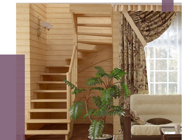 Лестницы для дачи в Белореченске от 75319 руб.  | ПРОЛЁТ-Блч