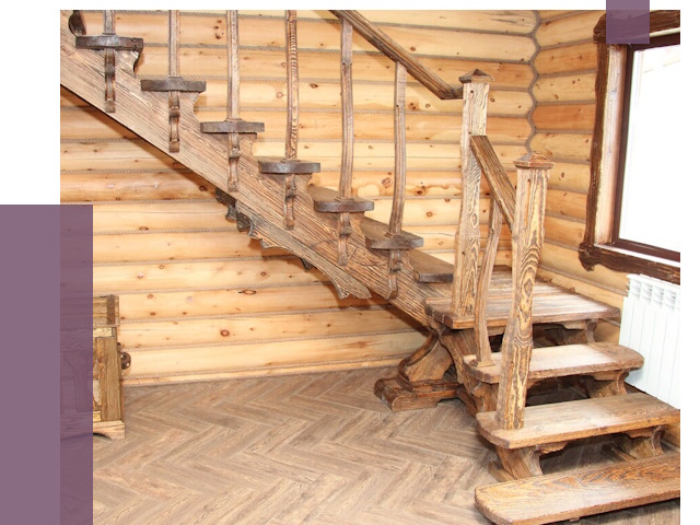 Лестницы в баню в Белореченске от 18969 руб. — изготовление | ПРОЛЁТ-Блч