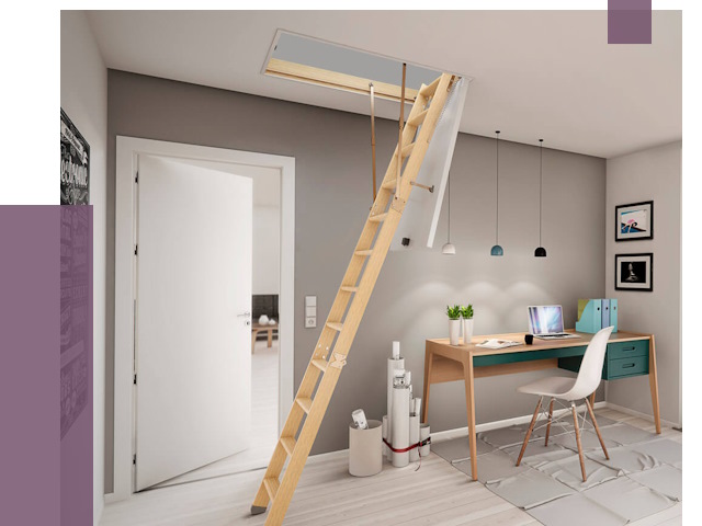 Чердачные лестницы в Белореченске — от 14455 руб. | ПРОЛЁТ-Блч