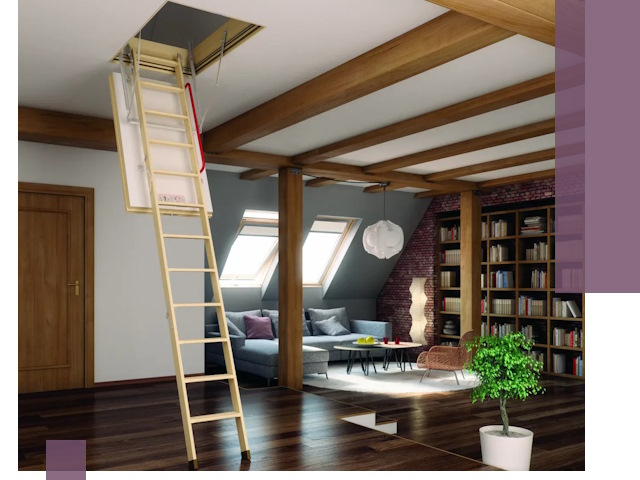 Чердачные лестницы под ключ в Белореченске: изготовление и монтаж