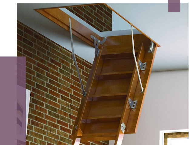 Установка чердачной лестницы в Белореченске от 7760 руб. | ПРОЛЁТ-Блч