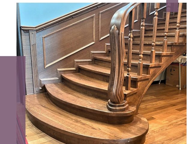 Дубовые лестницы под ключ в Белореченске от 174984 руб. — ПРОЛЁТ-Блч