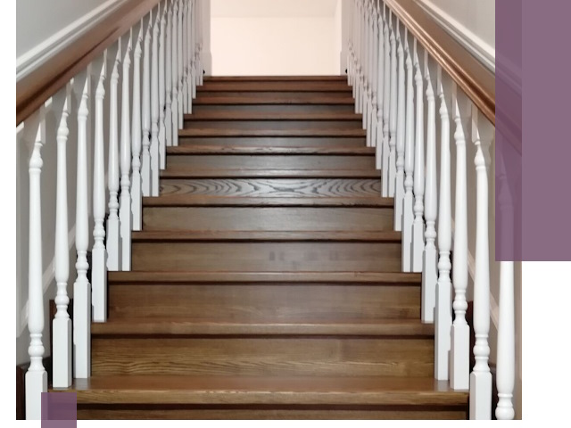 Лестницы из ясеня на заказ в Белореченске — изготовление и монтаж