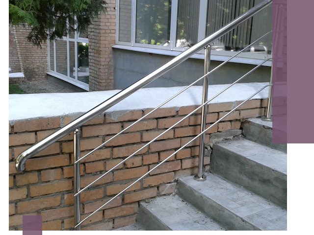 Перила из нержавеющей стали высокого качества в Белореченске