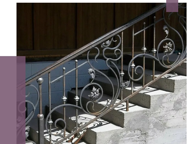 Кованые перила в Белореченске от 8622 руб. под ключ — качество от ПРОЛЁТ-Блч