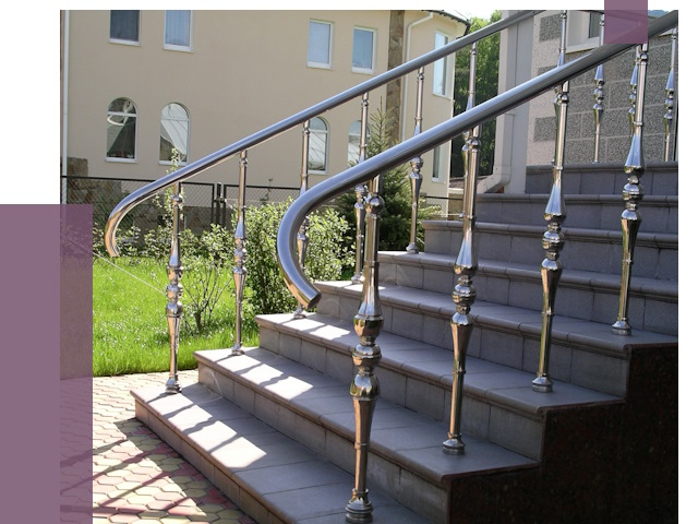 Перила для крыльца в Белореченске от 10651 руб. — монтаж ПРОЛЁТ-Блч