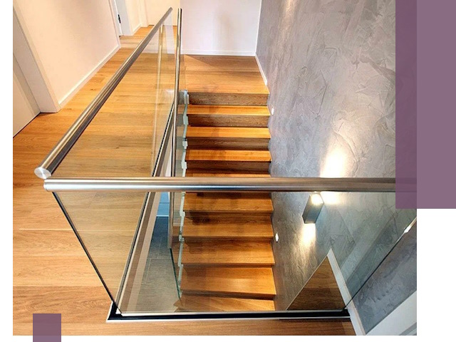 Перила для лестницы в доме — изготовление и монтаж в Белореченске