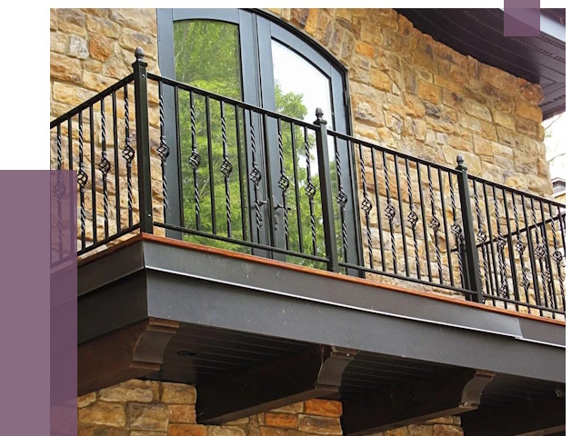 Балконные ограждения в Белореченске от 7963 руб. — купить | ПРОЛЁТ-Блч