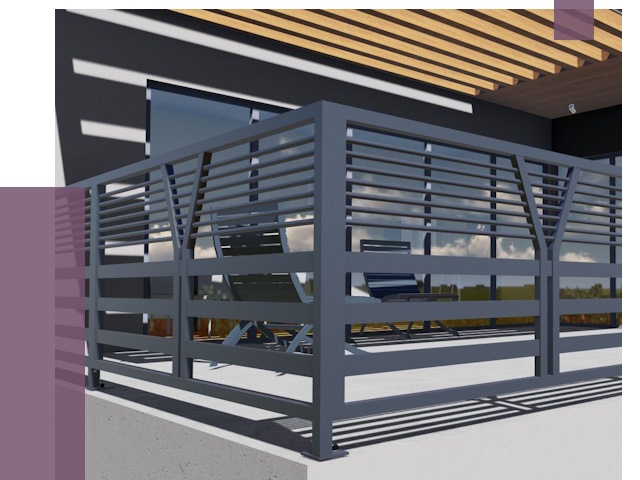 Изготовление балконных ограждений в Белореченске от 10651 руб. | ПРОЛЁТ-Блч