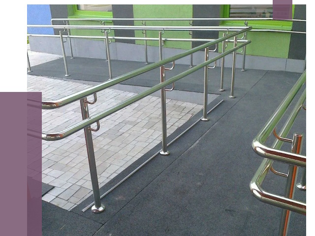 Ограждения пандусов в Белореченске от 4311 руб. монтаж | ПРОЛЁТ-Блч