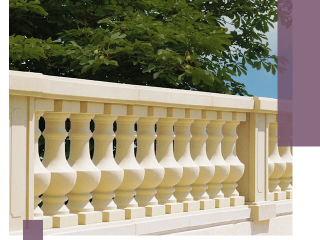 Установка балюстрады в Белореченске: изготовление и монтаж под ключ