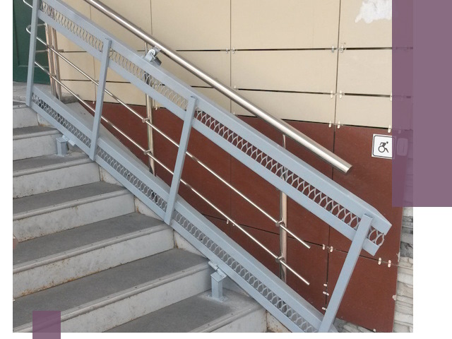 Изготовление откидных пандусов под ключ в Белореченске