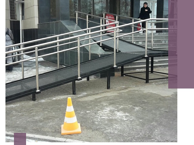 Стационарные пандусы под ключ в Белореченске — изготовление и монтаж