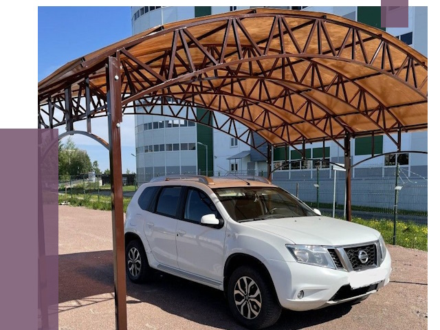 Недорогие навесы в Белореченске от 42605 руб.  | ПРОЛЁТ-Блч