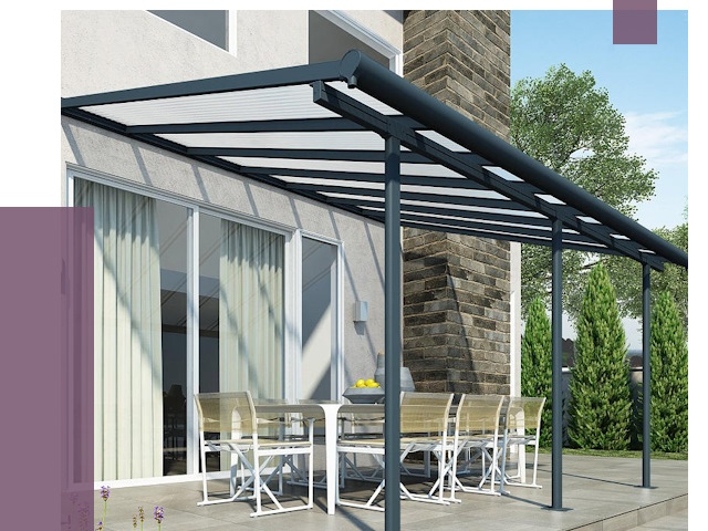 Навесы пристенные в Белореченске от 9028 руб. — монтаж и установка | ПРОЛЁТ-Блч