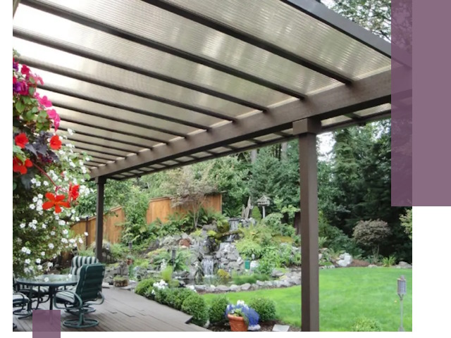 Навесы из поликарбоната под ключ в Белореченске быстро и надёжно