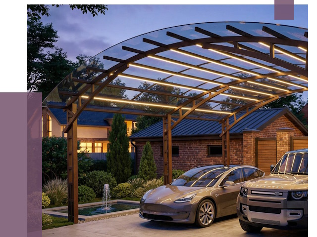 Металлические навесы в Белореченске от 12579 руб. под ключ — ПРОЛЁТ-Блч