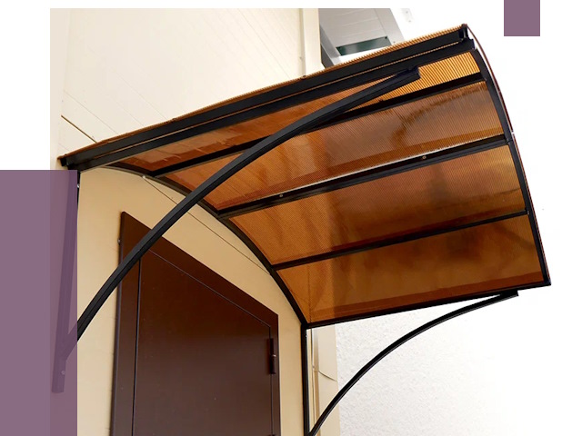 Недорогие козырьки в Белореченске от 7527 руб.  | ПРОЛЁТ-Блч