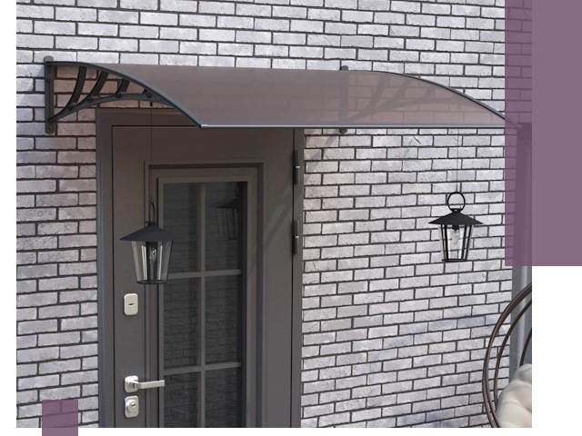 Недорогие козырьки и навесы под ключ в Белореченске