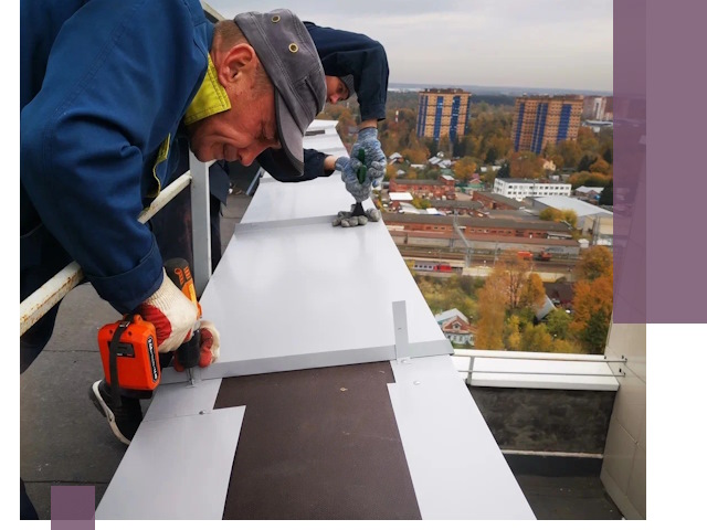 Монтаж парапетов в Белореченске — установка прочных металлических ограждений