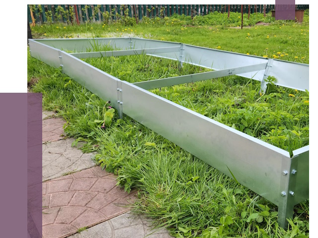 Металлические бордюры для грядок в Белореченске от 1775 руб. 