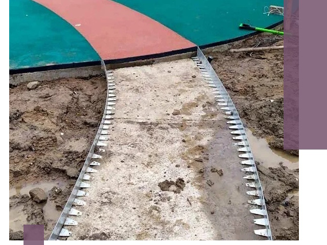 Металлические бордюры для дорожек в Белореченске — монтаж и изготовление