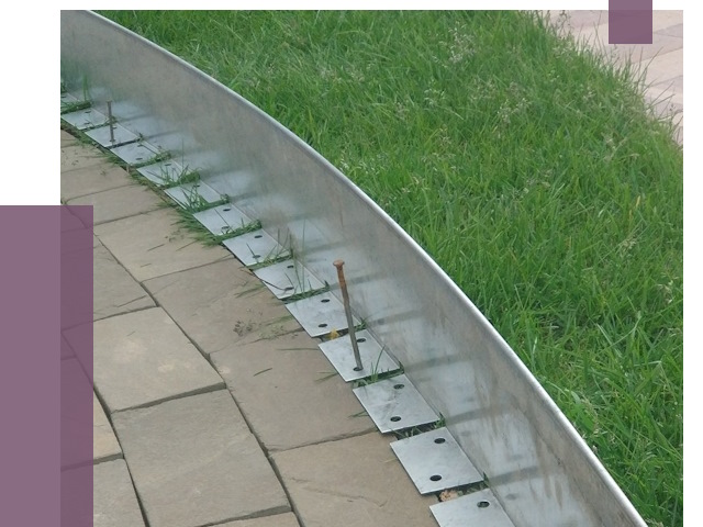 Металлические бордюры для тротуаров в Белореченске от 8622 руб.