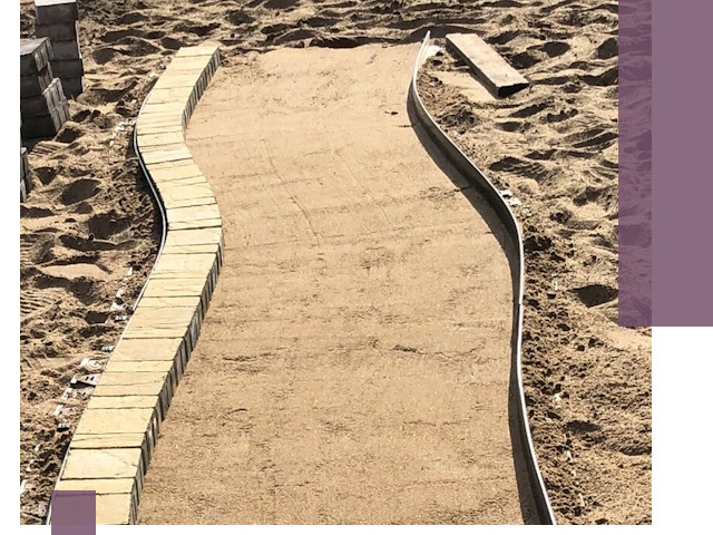 Металлические бордюры для тротуаров в Белореченске — прочные и долговечные