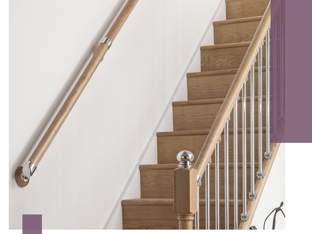 Пристенные поручни из стали и нержавейки под монтаж в Белореченске