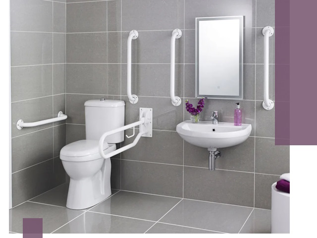 Поручни для санузлов в Белореченске: установка, ремонт и монтаж