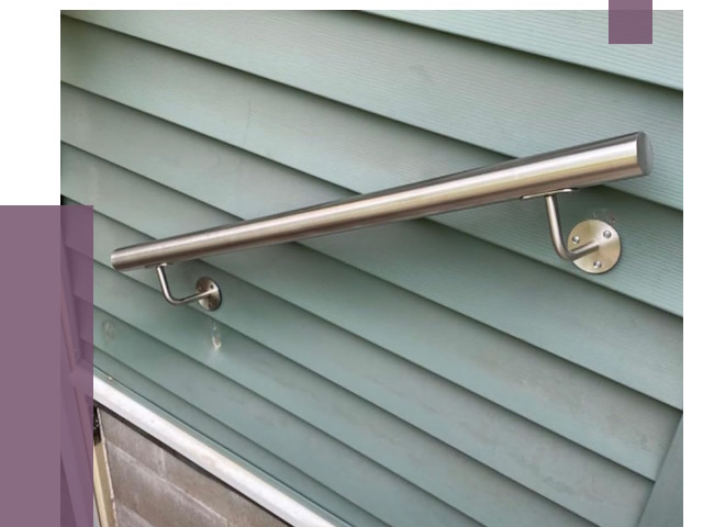 Поручни из нержавеющей стали в Белореченске от 7608 руб.  | ПРОЛЁТ-Блч